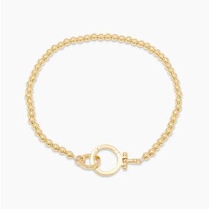 Gorjana PARKER BEAD BRACELET Elegant Gold Beaded Bracelet 18k gold plated brass